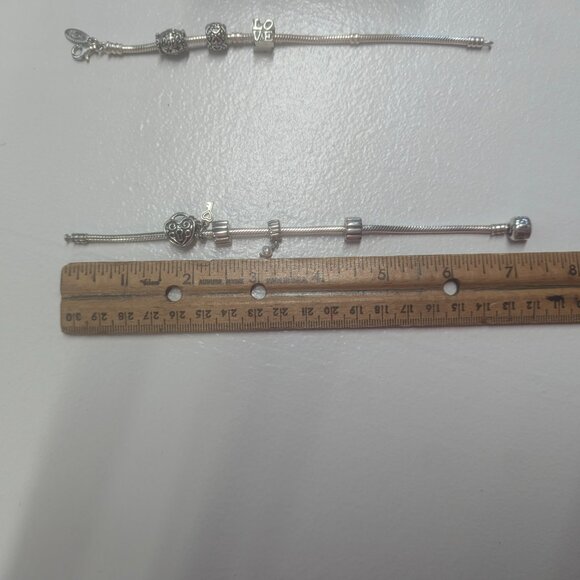 Pandora Bracelets (Small) and Charms in Sterling Silver - Picture 7 of 16